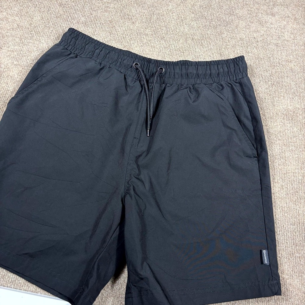 Southpole Swim Shorts Men Medium Black Surfing Swimwear Drawstring Waist Outdoor